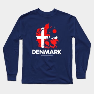 Denmark Unleashed - Red, White, and Bold All Over Long Sleeve T-Shirt